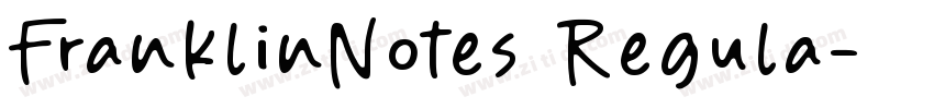 FranklinNotes Regula字体转换